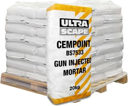 Fill Paving Joints 25kg Ultrascape Flowpoint Eco Charcoal Rapid Set Grout 