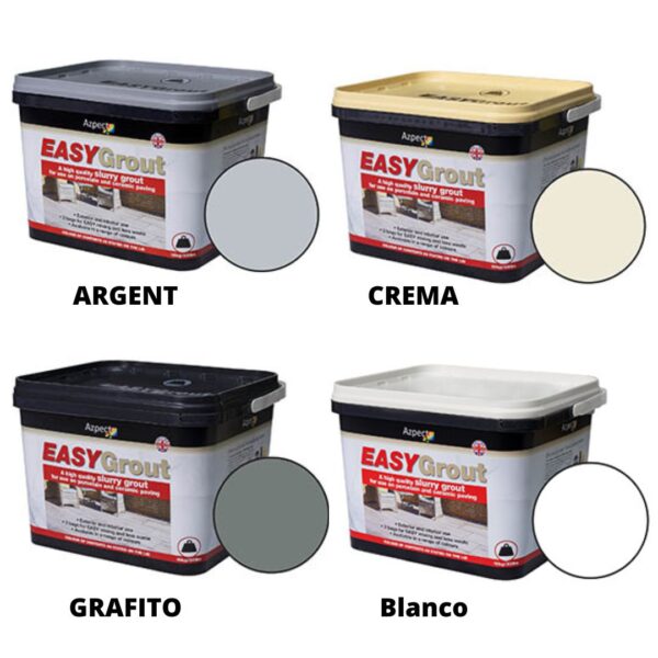 EASYGROUT COLOUR SWATCHES