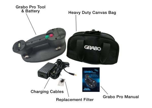 Grabo Pro set with accessories