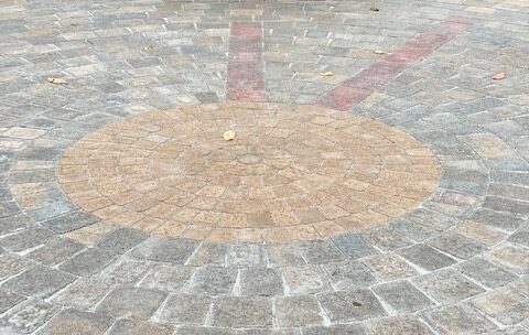 A circular paving solution for war memorial’s 100th Remembrance Day