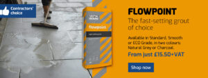 Flowpoint fast-setting grout