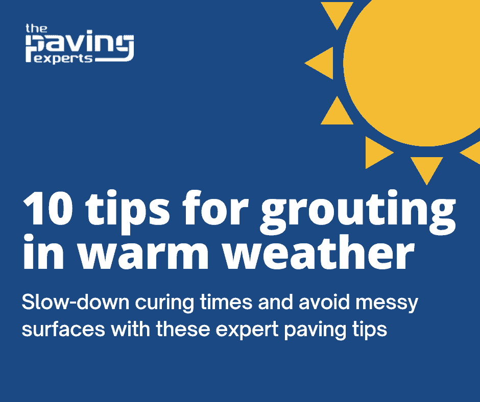10 tips for grouting in warm weather
