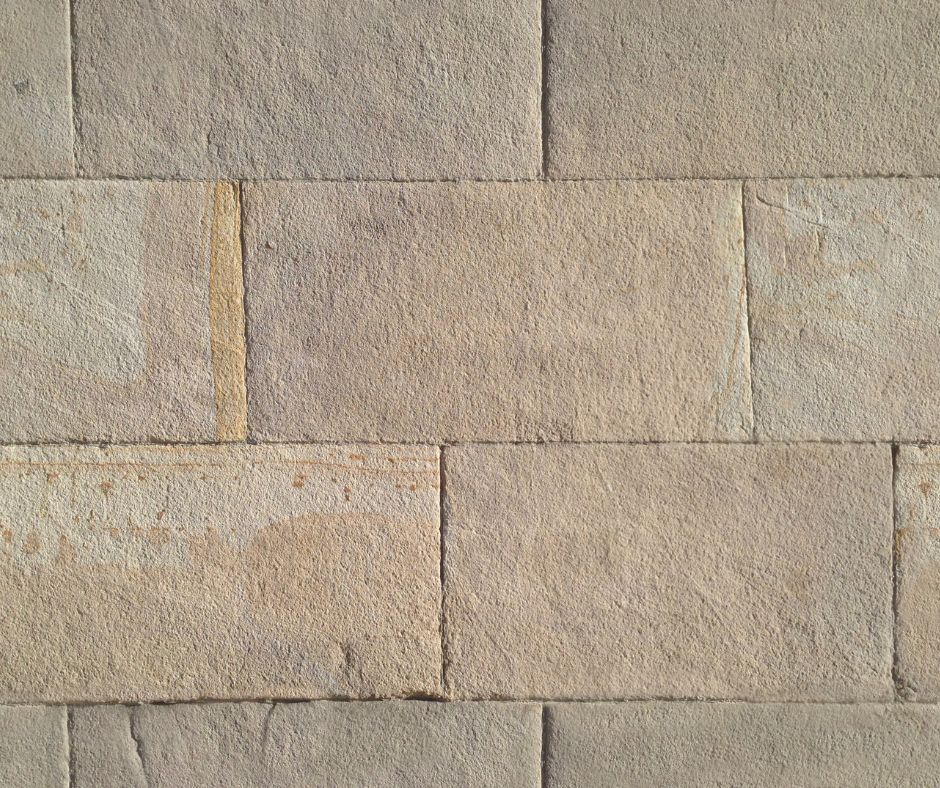 Sandstone permeable paving