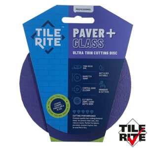 Tile Rite 115mm Paver & Glass Ultra Thin Blade for Angle Grinders